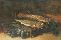 Still Life With Grilled Fish - François Bonvin