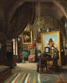 View Of Eugene Giraud's Studio - Ernest Sibre