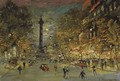 Place De La Bastille , Paris - Konstantin Alexeievitch Korovin