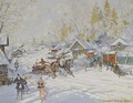 Sunny Winter Landscape With Troika - Konstantin Alexeievitch Korovin