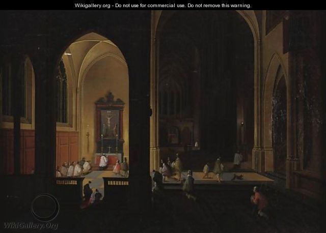 Interior Of A Church - Dirck Van Delen