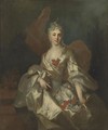 Portrait Of A Lady, Said To Be Marie-Elisabeth Le Fevre De Caumartin - (after) Largilliere, Nicholas de