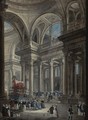 View Of The Pantheon After The Transfer Of Voltaire's Ashes - Pierre-Antoine Demachy