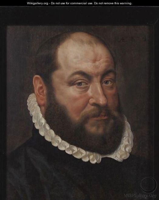 Portrait Of A Bearded Man - Adriaen Thomasz. Key