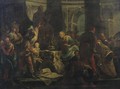 David Anointed By Samuel - Venetian School