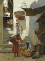 The Fruit Seller - Charles Wilda