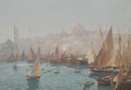 Boats In The Port Of Constantinople - Georg Macco