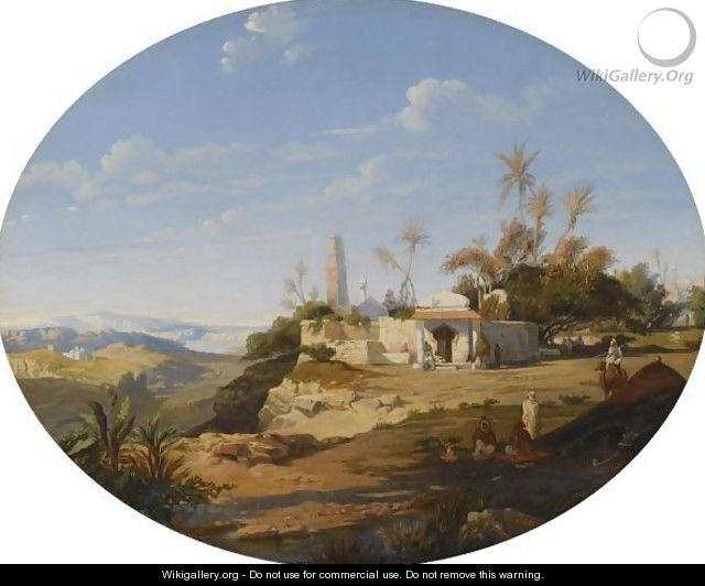 View Of Cairo - Prosper-Georges-Antoine Marilhat