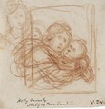 Figura Allegorica Femminile Con Bambino E Un'Altra Figura - Cesare Dandini