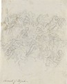 Scena Allegorica Per La Decorazione Di Un Soffitto Ovale - Pietro Dandini
