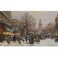 Place De La Republique, Paris - Eugene Galien-Laloue