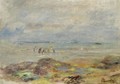 Rochers Avec Pecheurs De Crevettes - Pierre Auguste Renoir
