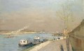 Quai De La Seine, Matin De Printemps - Albert Lebourg