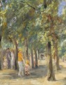 Tiergartenszene (Scene In Tiergarten) - Max Liebermann