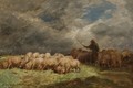 The Swineherd 2 - Charles Émile Jacque