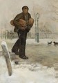 Man Carrying Bread - Jean-Francois Raffaelli