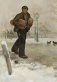 Man Carrying Bread - Jean-Francois Raffaelli