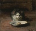 The Cat's Repast - Claude Joseph Bail