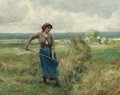 Woman Raking Hay - Julien Dupre