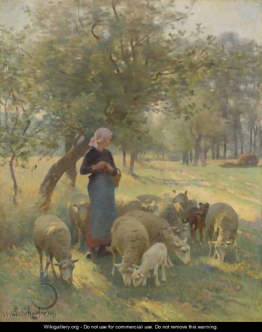 The Gentle Shepherdess - Luigi Chialiva