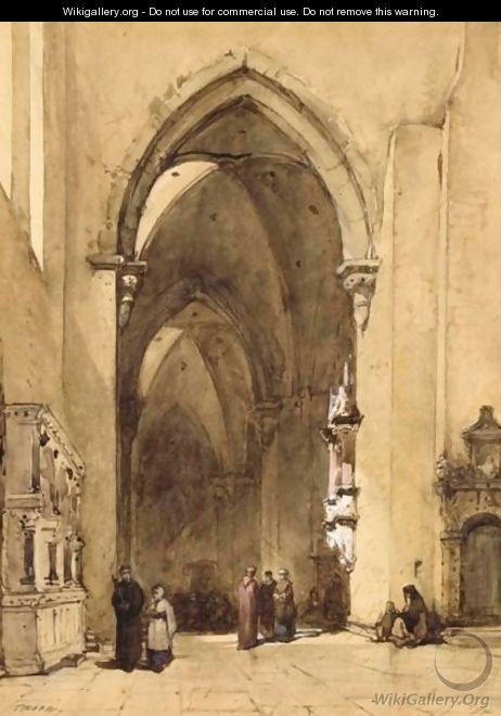 A Church Interior, Trier - Johannes Bosboom
