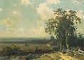 Figures In A Summer Landscape - Jan Hendrik Weissenbruch