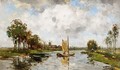 On The River Gouwe - Willem Cornelis Rip