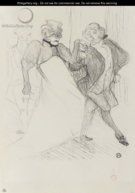 Rejane Et Galipaux, Dans Madame Sans-Gene - Henri De Toulouse-Lautrec