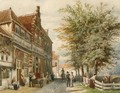 'de Huizen Van Bossu, Hoorn' - Cornelis Springer