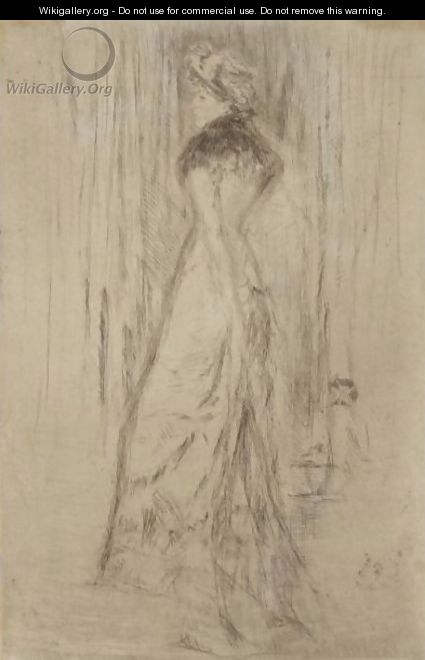 Maude, Standing - James Abbott McNeill Whistler