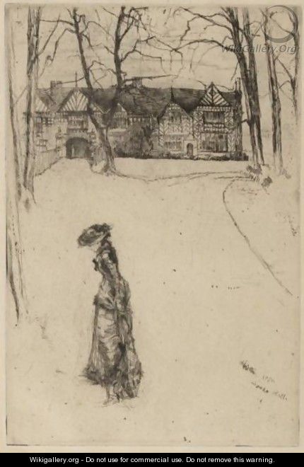 Speke Hall - James Abbott McNeill Whistler