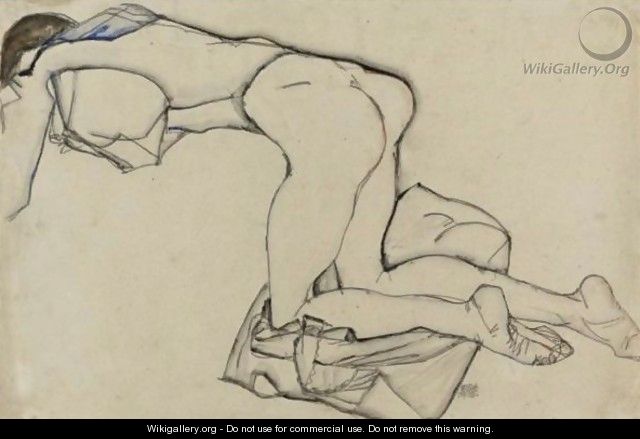 Nude Girl - Egon Schiele