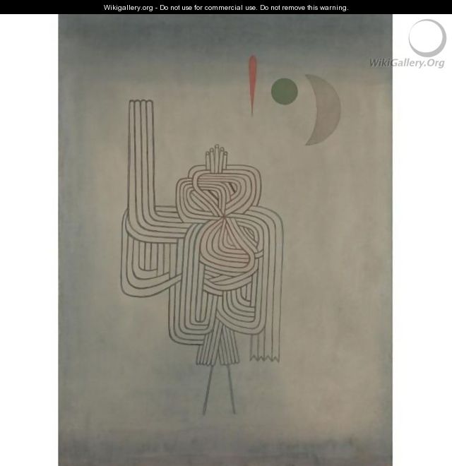 Gespenster A Abgang (Departure Of The Ghost) - Paul Klee