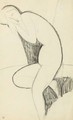 Femme Nue De Profil, Penchee En Avant, Endormie, La Tete Appuyee Sur Les Bras Replies - Amedeo Modigliani