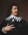 Portrait Of A Gentleman, Head And Shoulders, Wearing Black With A White Ruff - (after) Dyck, Sir Anthony van