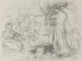 Les Laveuses, Ire Pensee - Pierre Auguste Renoir