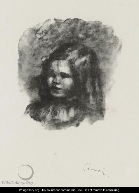 Claude Renoir Tourne A Gauche - Pierre Auguste Renoir