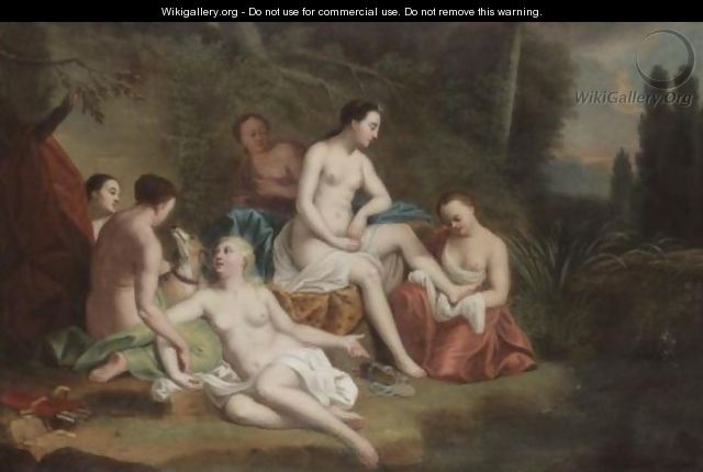 Diana And Her Nymphs - (after) Louis Alexandre Dubourg