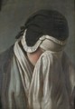 Portrait Of A Young Girl, Head And Shoulders, Hiding Her Eyes - (after) Pietro Antonio Rotari