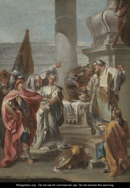 The Sacrifice Of Polyxena - (after) Giambattista Pittoni