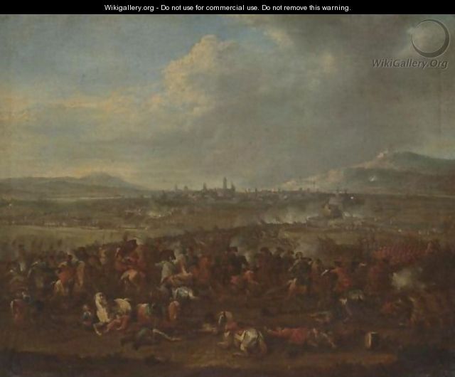 The Siege Of A Town, Possibly Intended To Be The Taking Of Koblenz - (after) Karel Breydel