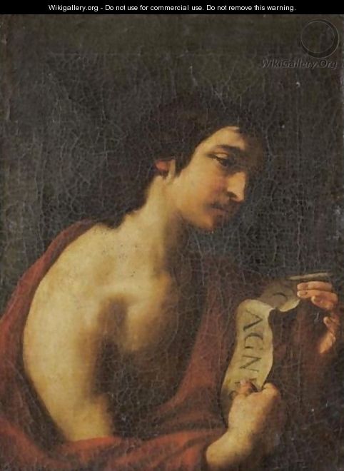 Saint John The Baptist - (after) Simone Cantarini (Pesarese)
