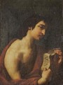 Saint John The Baptist - (after) Simone Cantarini (Pesarese)