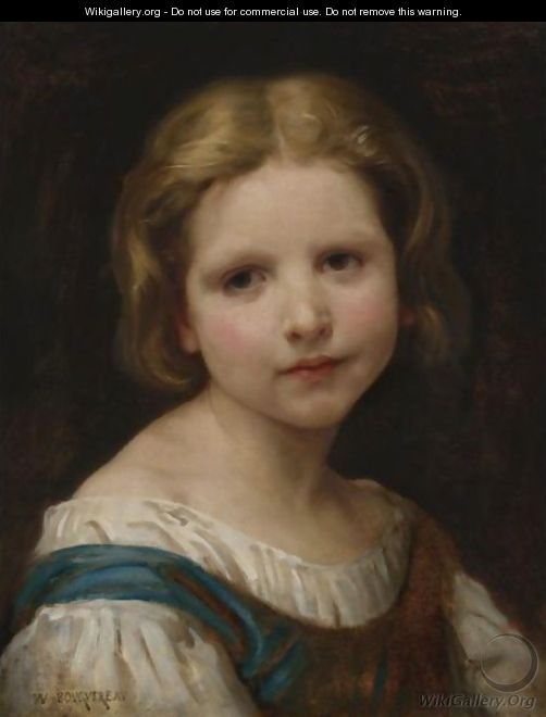 Portrait Of A Girl - William-Adolphe Bouguereau
