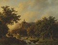 Landscape With Castle - Barend Cornelis Koekkoek