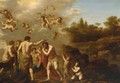 The Baptism Of Christ - (after) Cornelis Van Poelenburgh