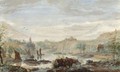 View Of The Rhine, With St. Goar And Burg Rheinfels - Abraham Rademaker