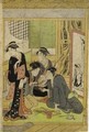 Lady's with tea - Chobunsai Eishi