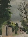 Esquisse Pour Un Paysage De Pontoise - Henri Julien Rousseau