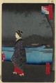 View Of The Sanya Canal And Matsuchi Hill - Utagawa or Ando Hiroshige